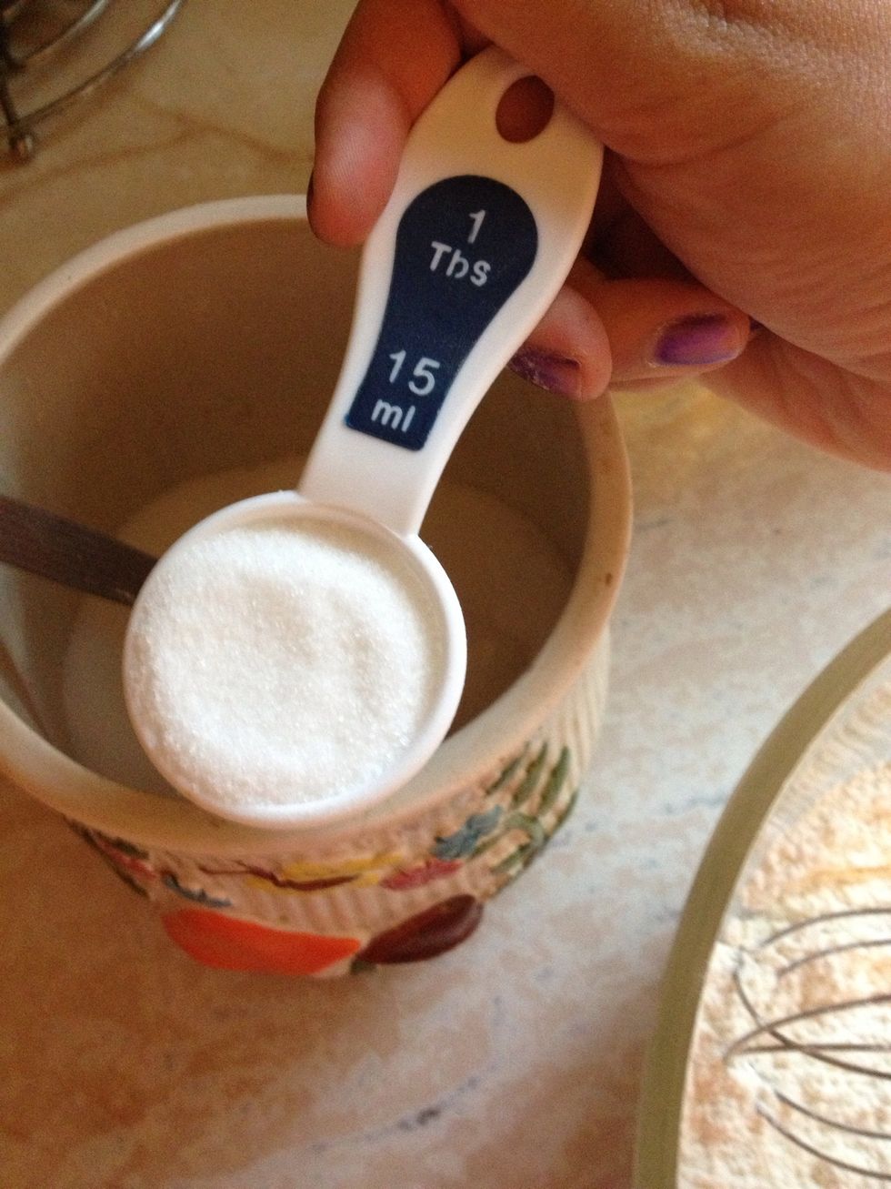 Add your sugar.
