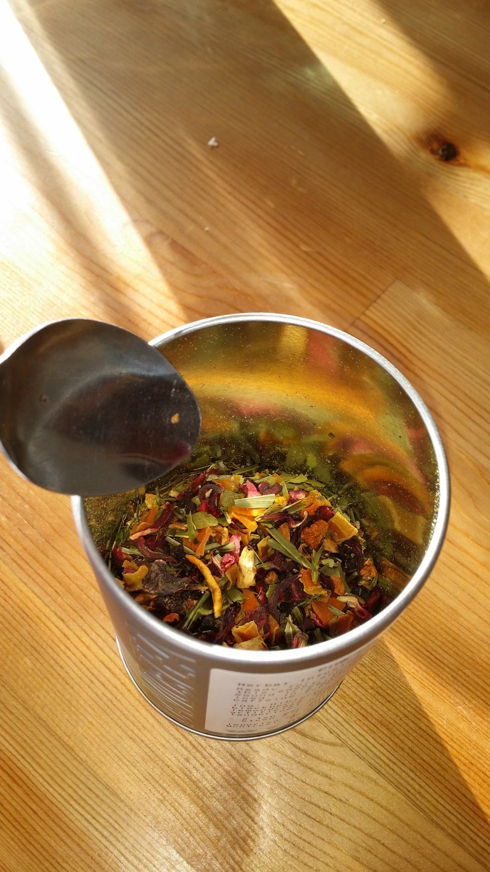 Add your tea to the Mixture of Vodka and Gin.