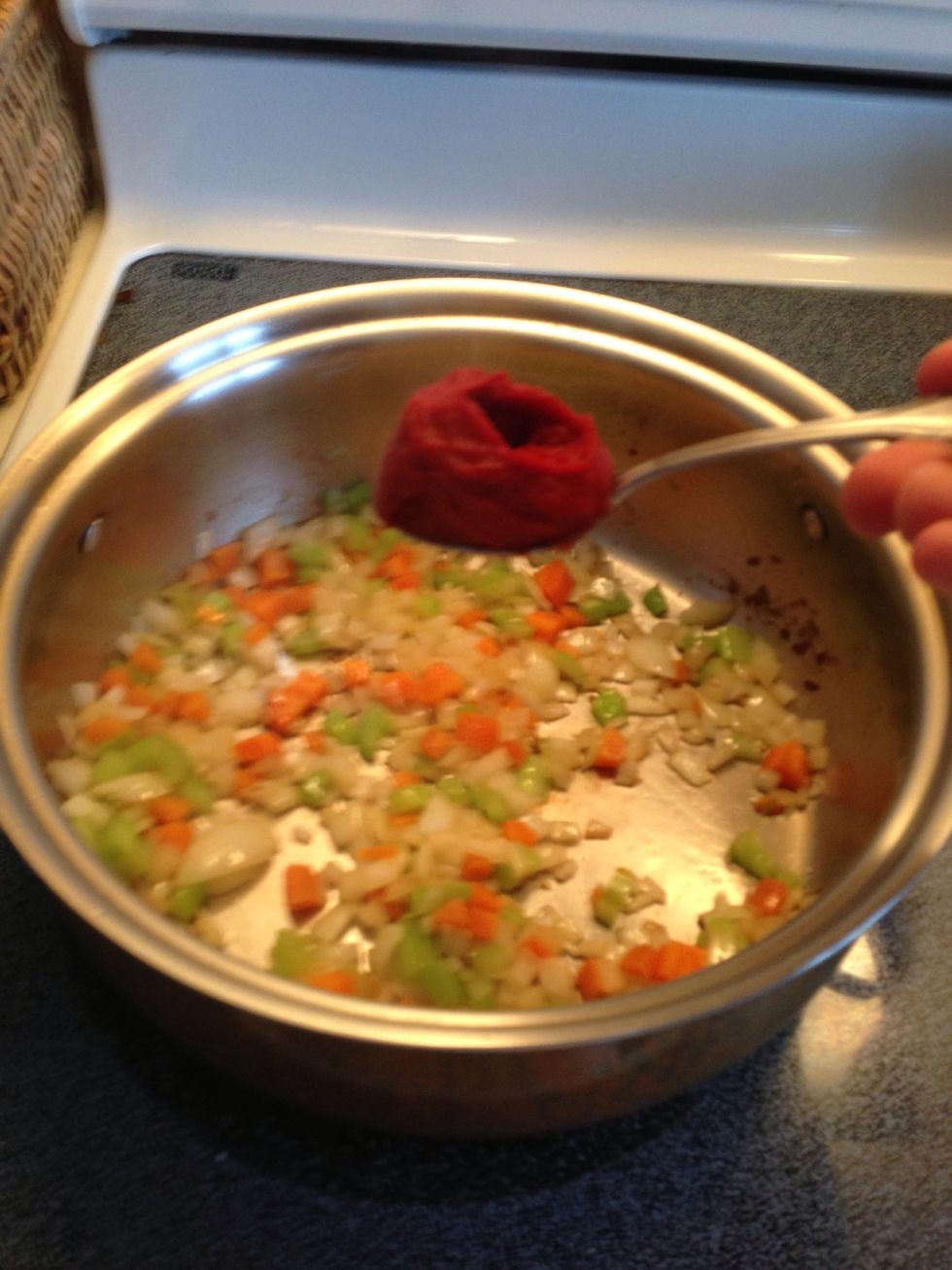 Add your tomato paste