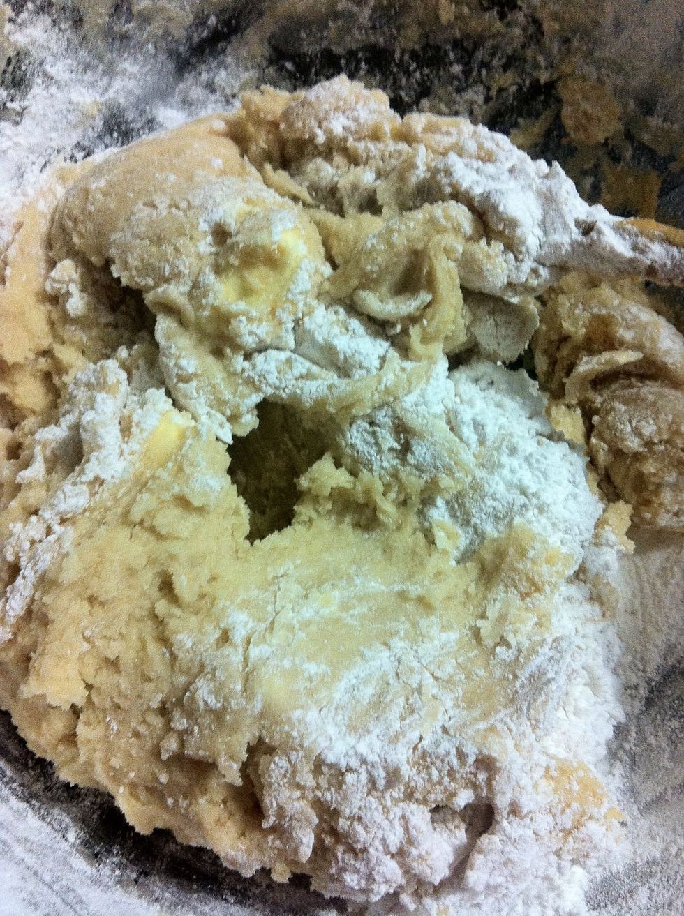 Add your vanilla extract and some of your cinnamon to your batter.