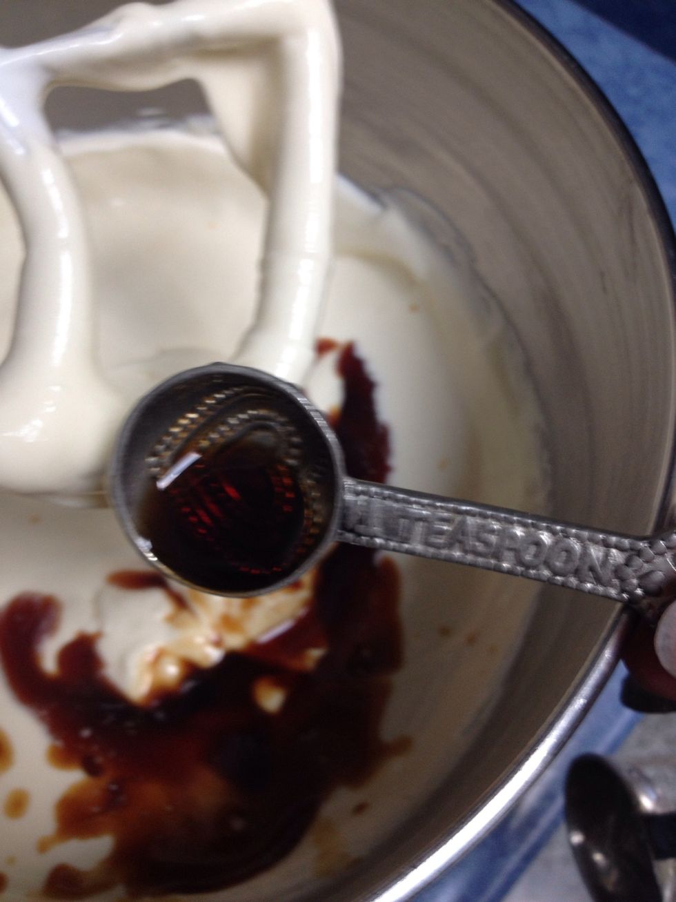 Add your vanilla flavoring next.