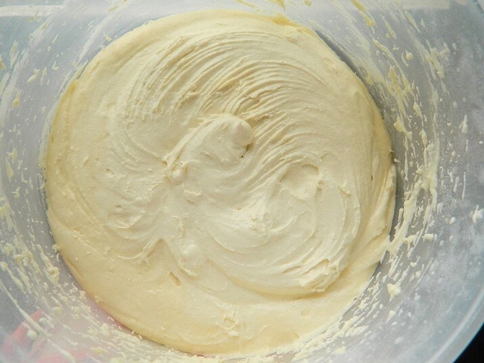 Add your wet ingredients to the dry ingredients