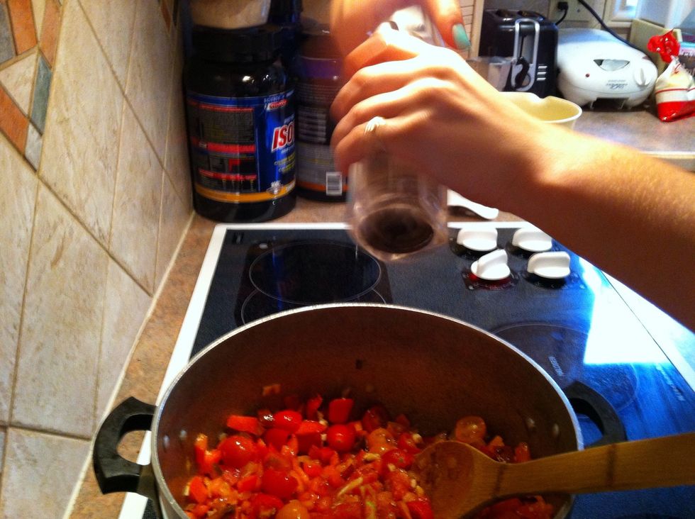 Add ze pepper to taste