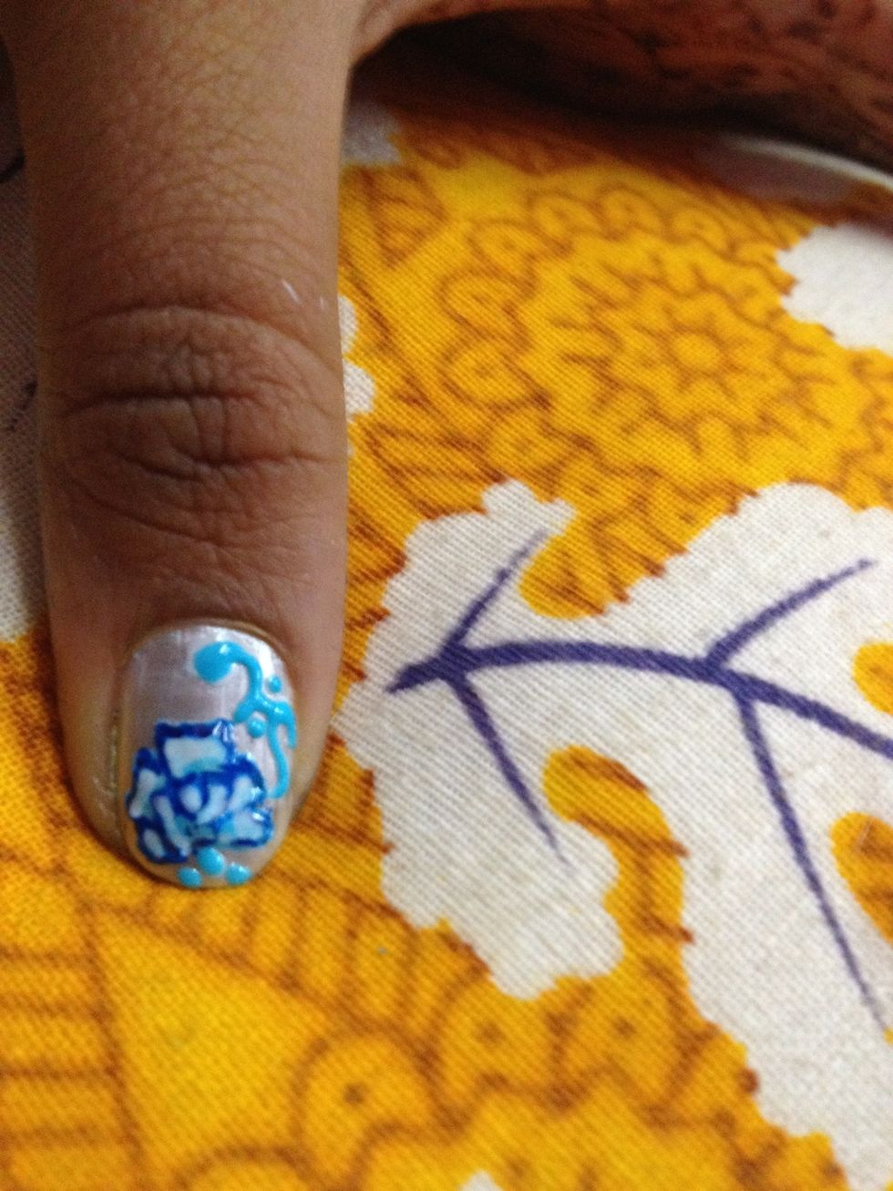 Added a few details and it looks like a shaded rose...