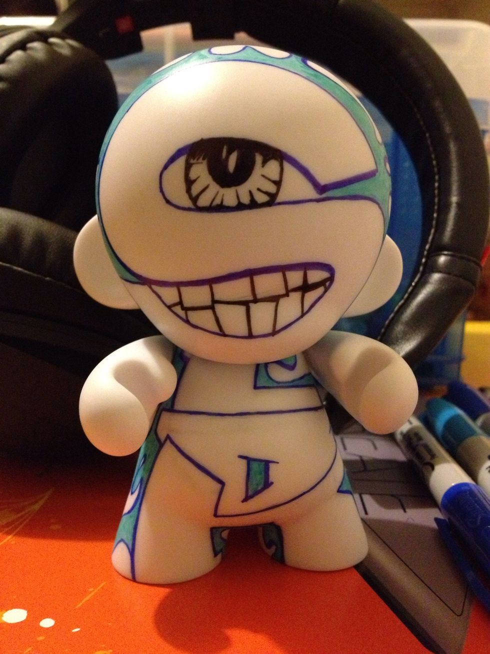 Added a little more design to it and there it is. Like I said get creative with these. The possibilities are endless!