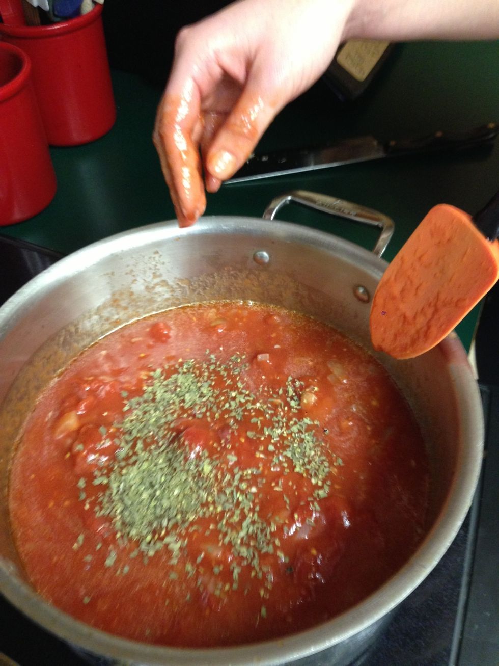 Added a sprinkle of penzeys pasta sprinkle (about 1 TB)