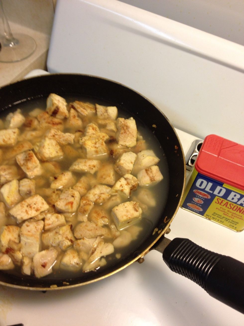 Added Old Bay seasoning to taste. (We're from Baltimore :-)