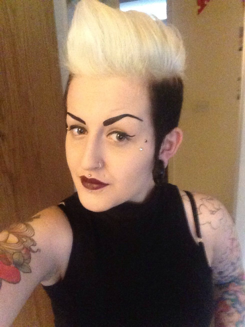 Added some lipstick and I'm done :D