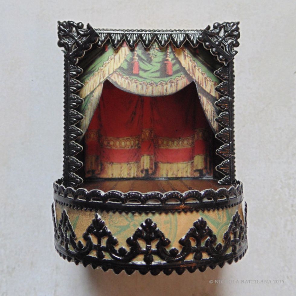 Adding dresden borders to your stage will give it an ornate appearance and give you beautifully clean edges. You can find all sorts here: http://bit.ly/1OB48zQ