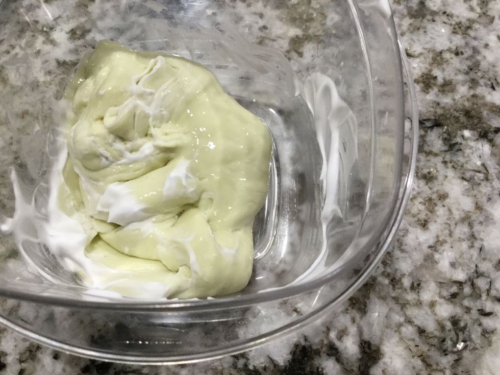 Adding shaving cream can also make your slime bigger!!!