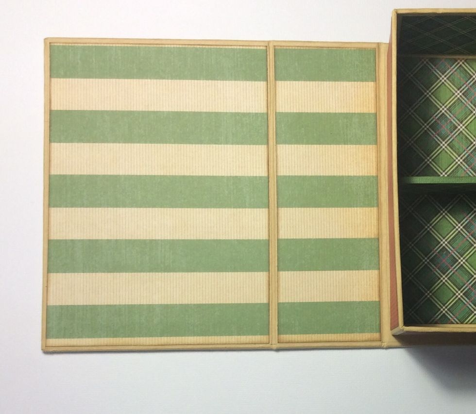 Adhere external mats set 2 into position as shown