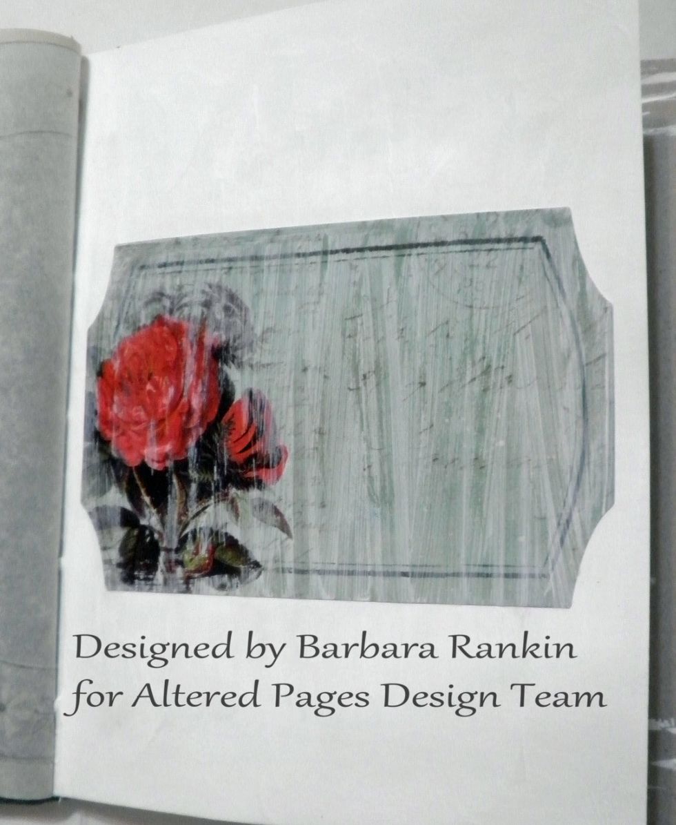Adhere Glitz Design journaling sticker (Happy Travels) to center of page and add another wash of white gesso. Wipe away some of it to reveal parts of the sticker you want to show through.