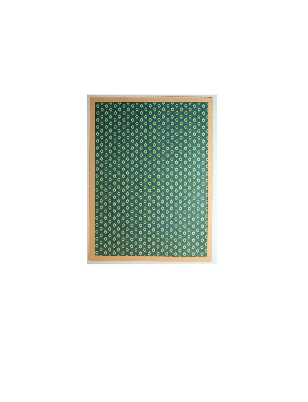 Adhere the Patterns of the Past rectangle to the front of the cardstock card.