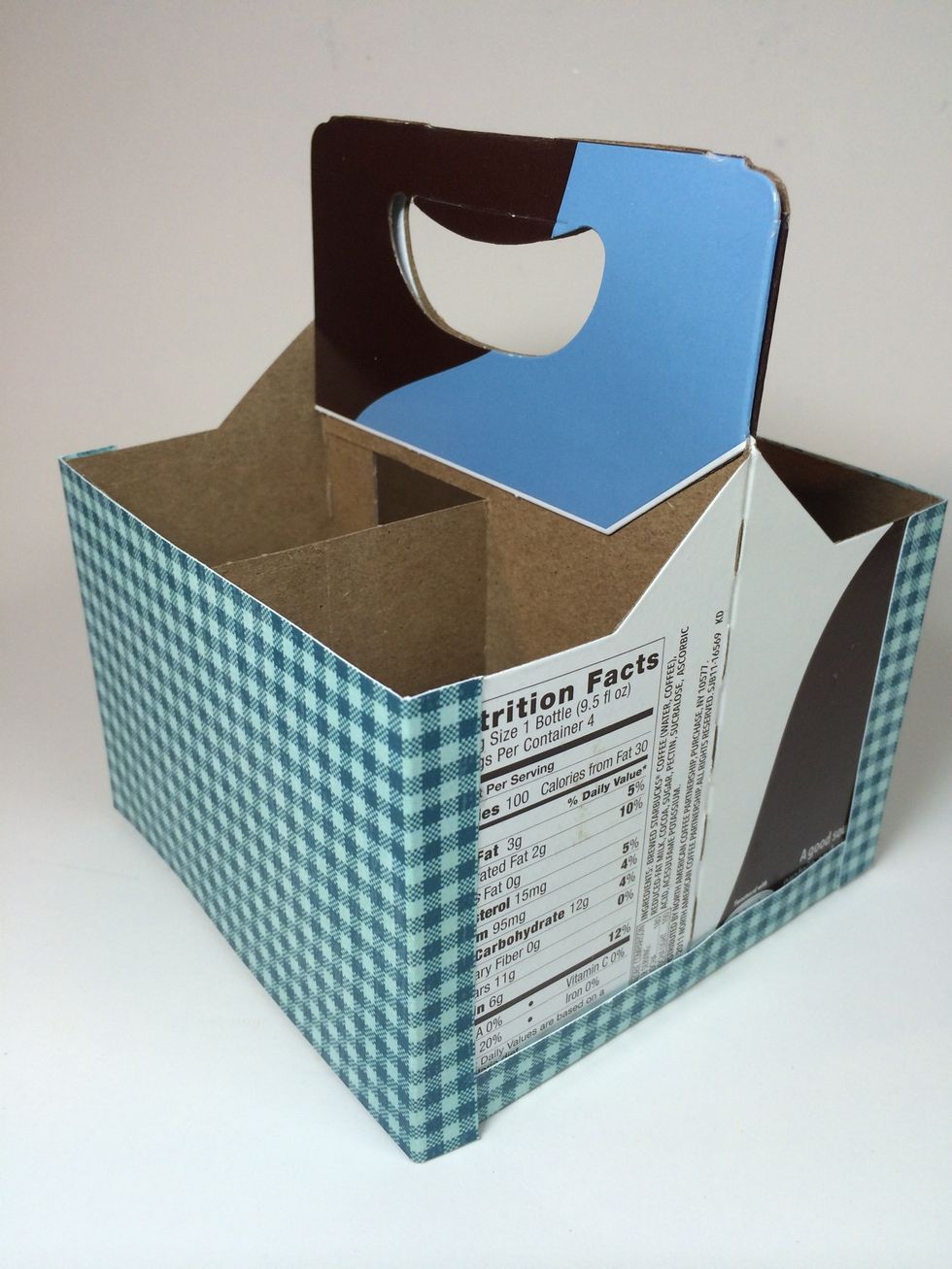 Adhere these first. One to the front and one to the back of the box.