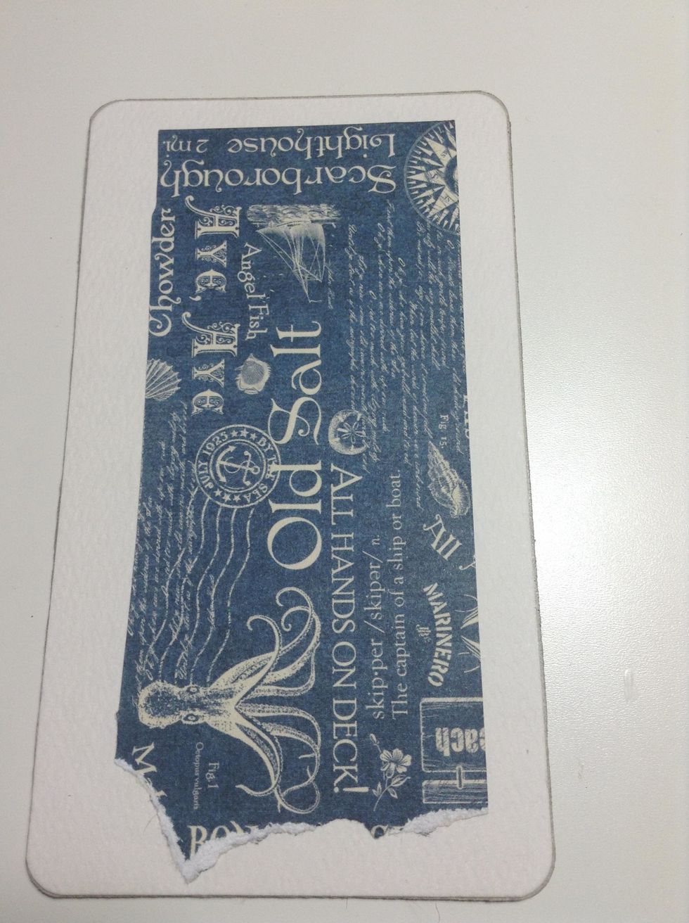 Adhere this piece to your covers (Front and back).