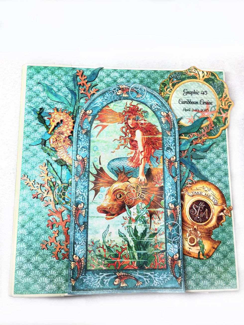 Adhere to the front of the mini as shown.