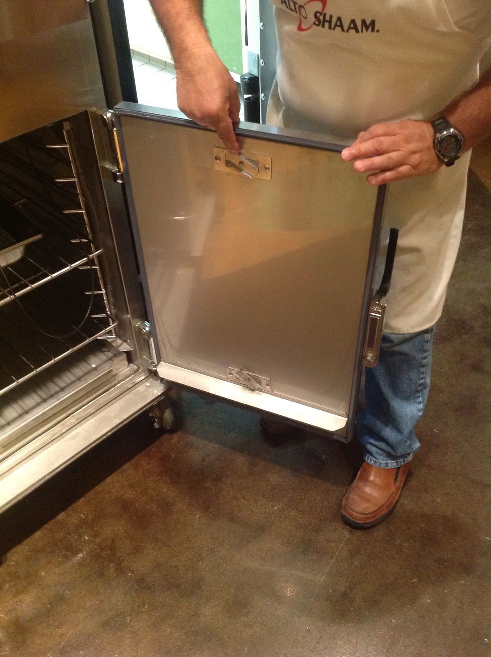 Adjust door vents to 1/2 open