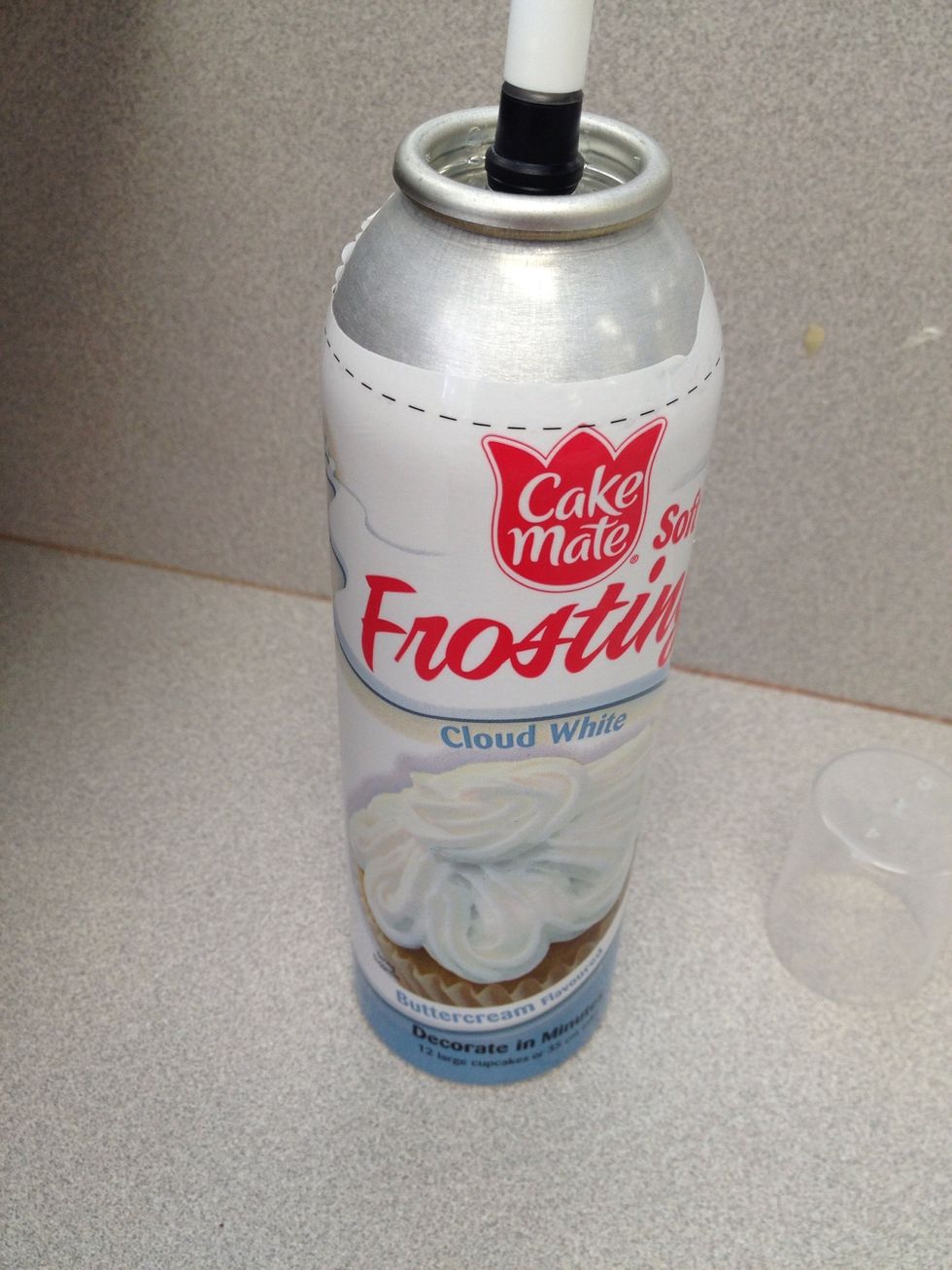 Adjust nozzle on your icing to get the 'whipped cream' look