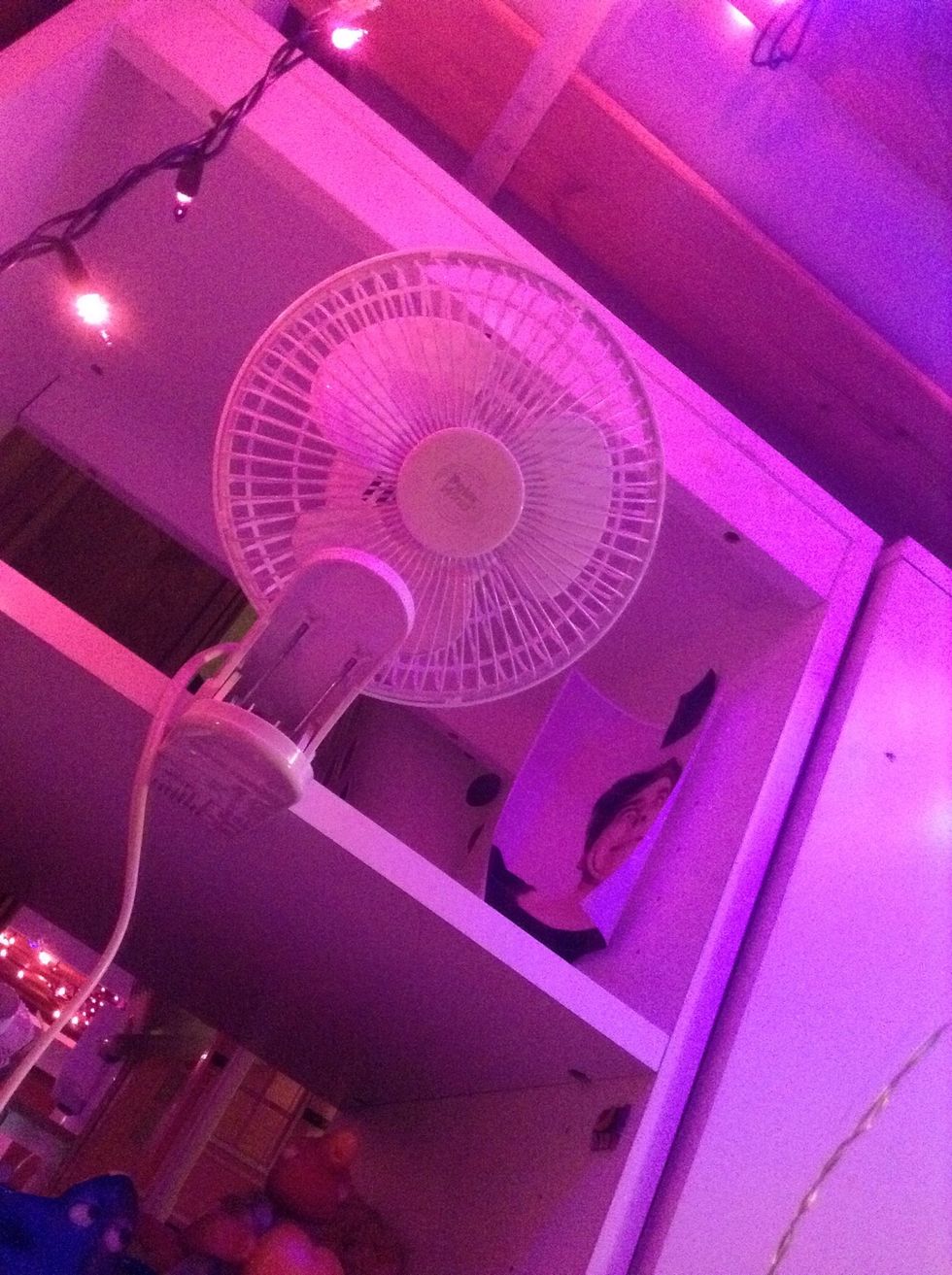 Adjust the temperature. Use a clip-on fan or a heating blanket to cool down or warm up! You can get clip on fans at your local drugstore like Walgreens and the blanket at Walmart