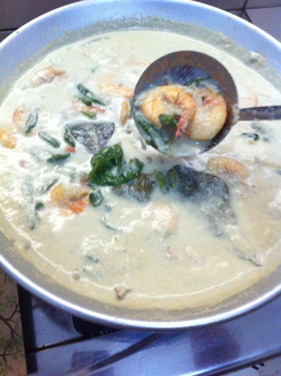 Aduk-aduk hingga matang.