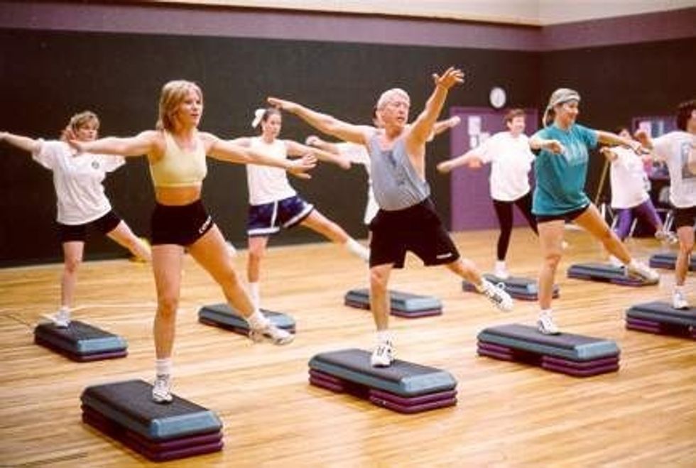 Aerobics about 3-4 times a week. Like jogging, dancing or on a machine like a stairclimber :)