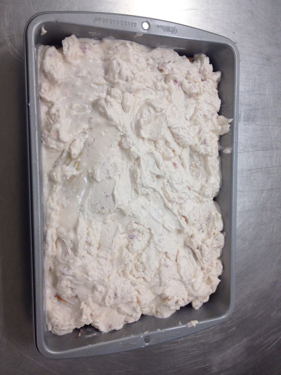 After 1 hour apply the whipping cream