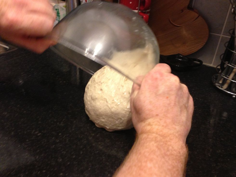 After 10 minutes return the dough to your oiled work surface