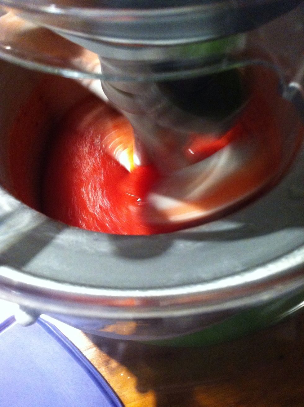 After 15 min the sorbet will have thickened up. I spun mine for about 20 min. Don't leave it for more than 30 minutes because the bowl will start to thaw.