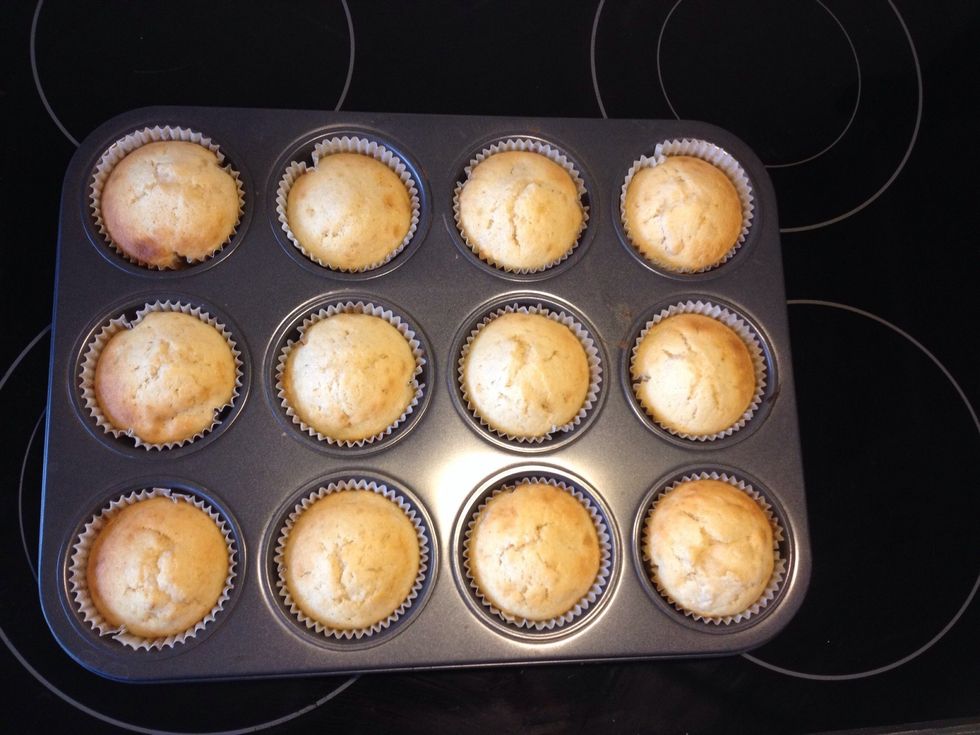 After 15 minutes in the oven