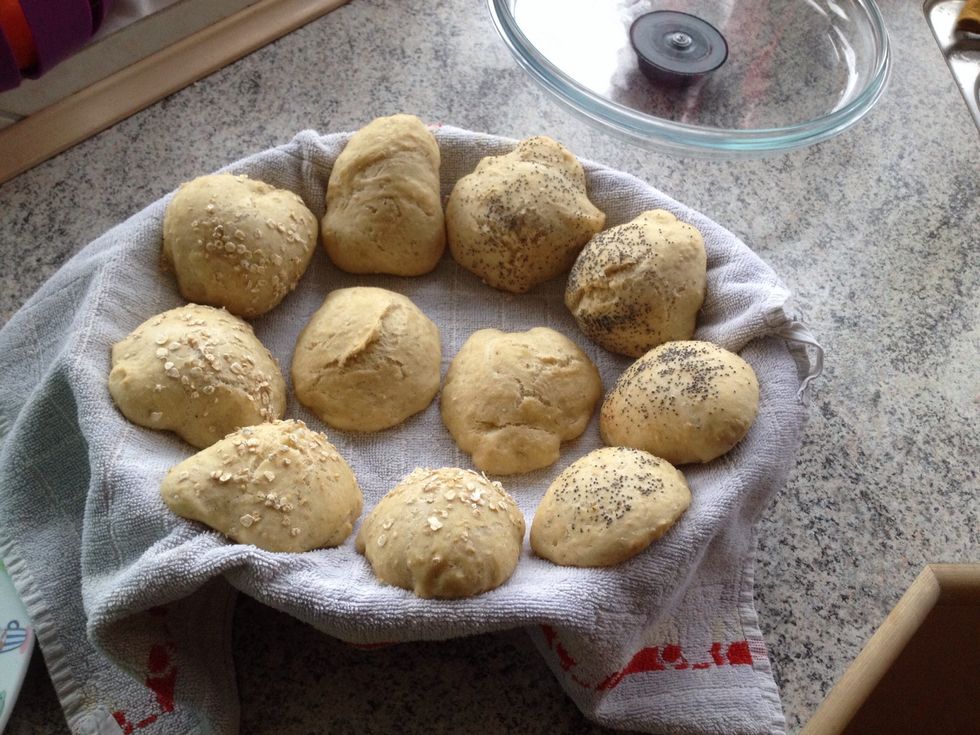 After 15 minutes in the oven