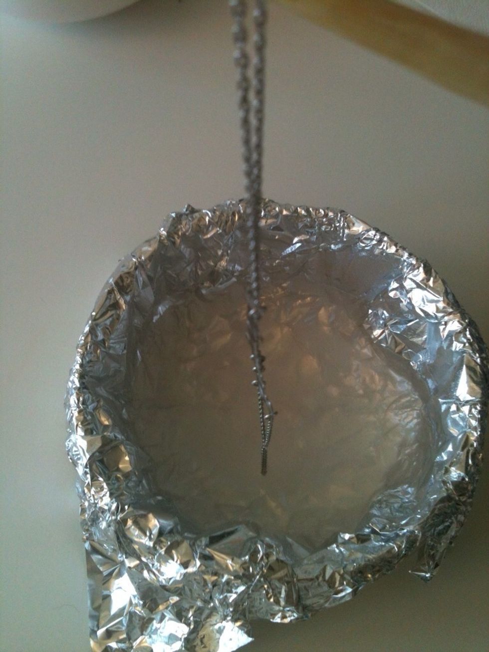 after 20/30 seconds take out the necklace.