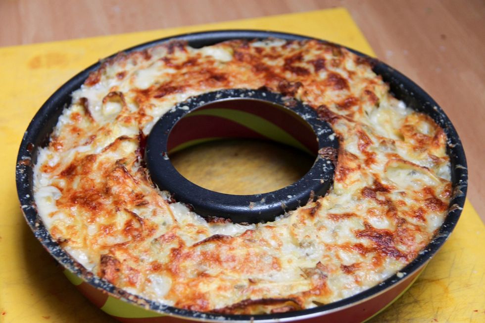 After 20 minutes it should look like this. Wait 5 minutes before serving
