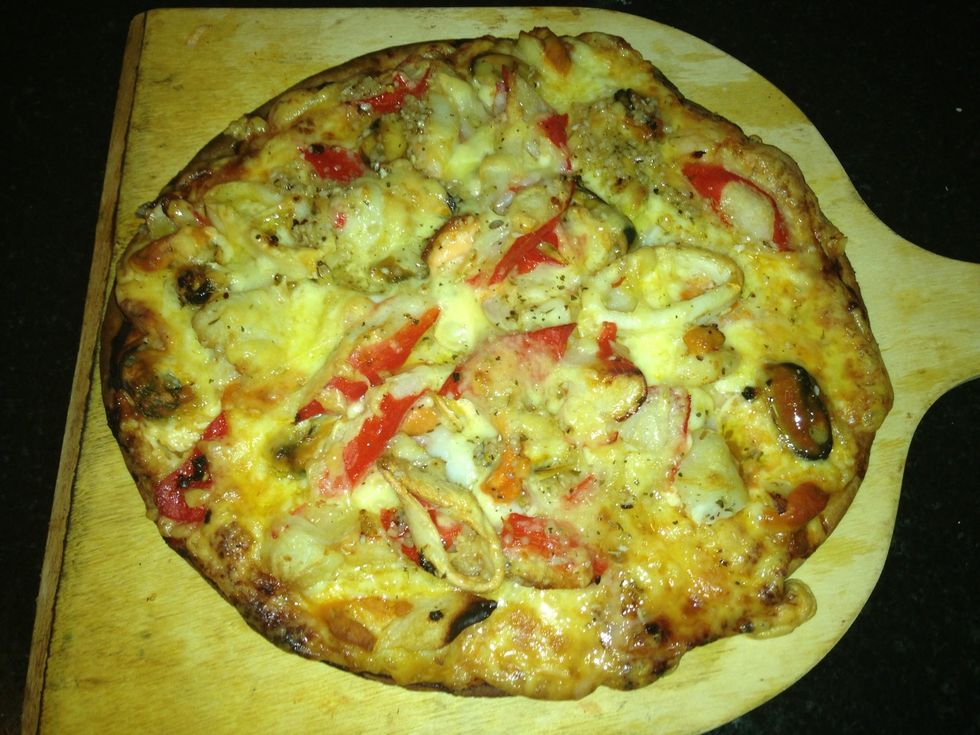 After 25 minutes in the oven