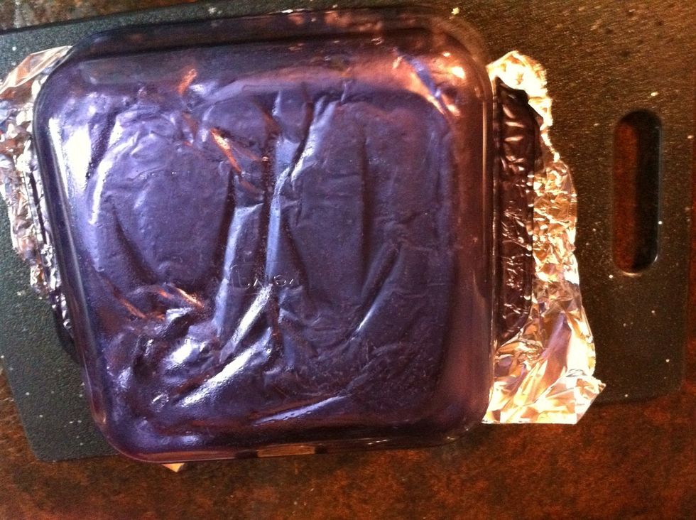 After 30 min in freezer, flip over on cutting board like the nut fudge.