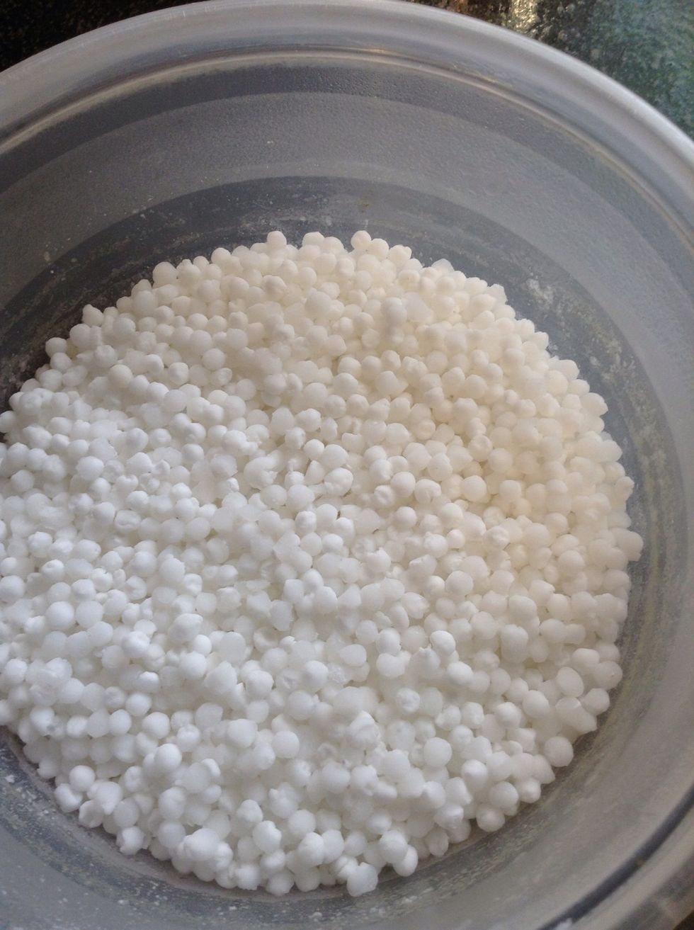 After 4 hours. Tapioca has absorbed all the water. You can soak it overnight too if you want to eat it as a breakfast.