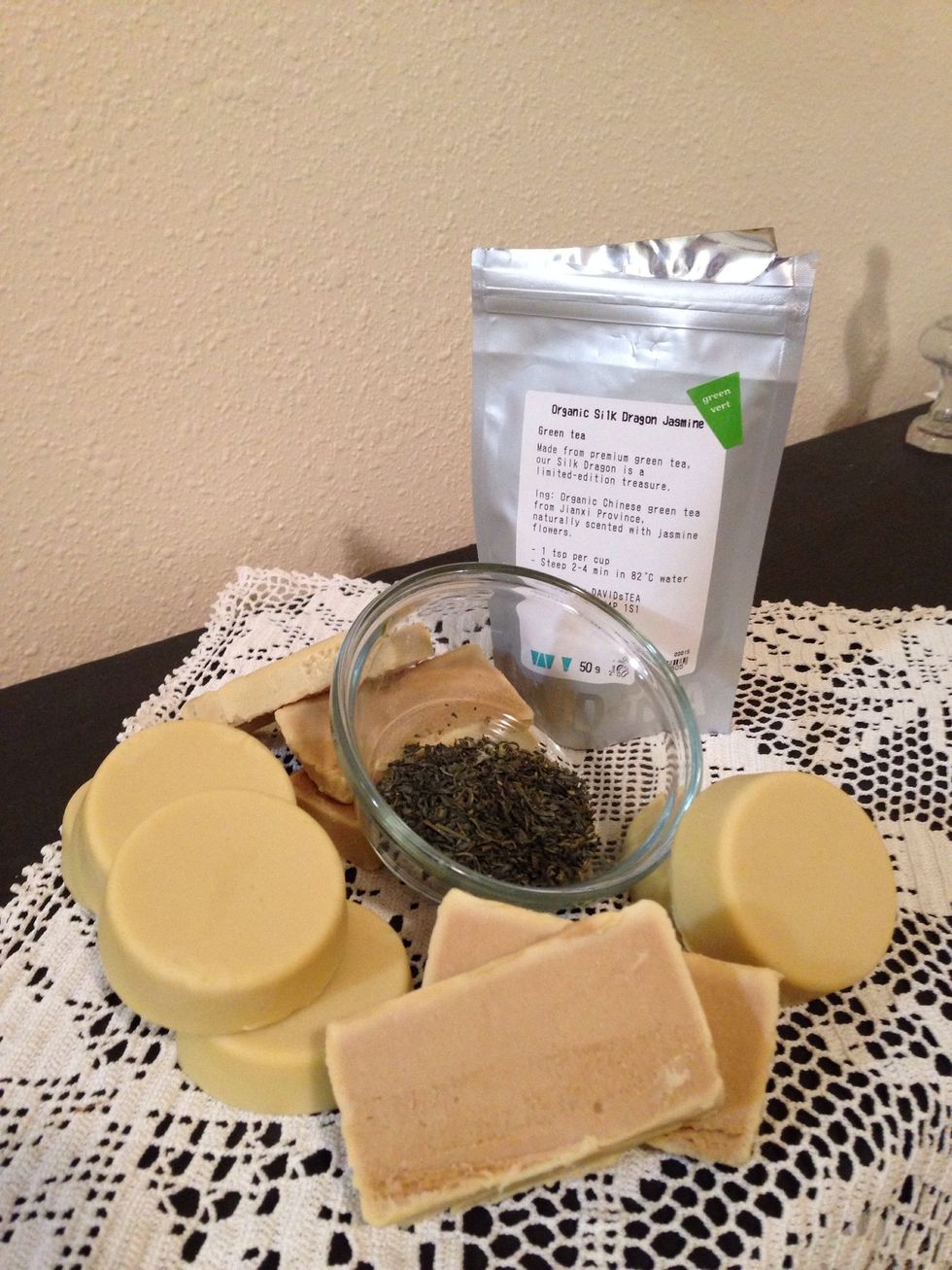 After 6 weeks, your tea soap is ready for use. Enjoy!