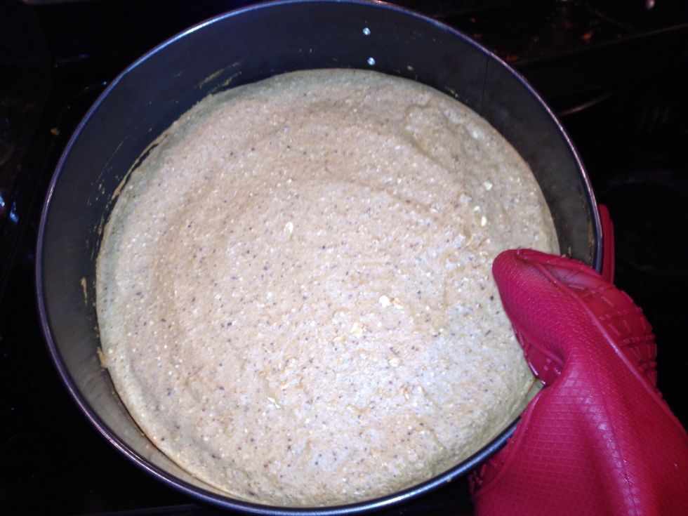 After 8 minutes- take the pie crust out of the oven. Yum- can you smell it? (Maybe Snapguide can figure out a way to make our guides "scratch and sniff"?)
