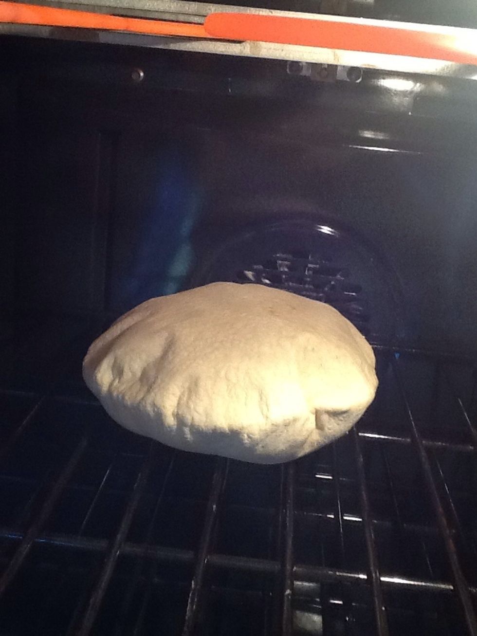 After a few seconds the bread begins to separate
