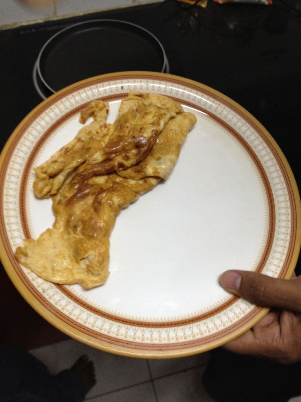 After a minute, take it into a plate