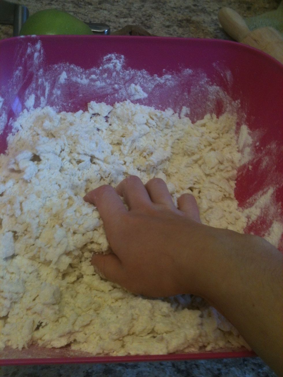 After a while, I get impatient and start using my hands!