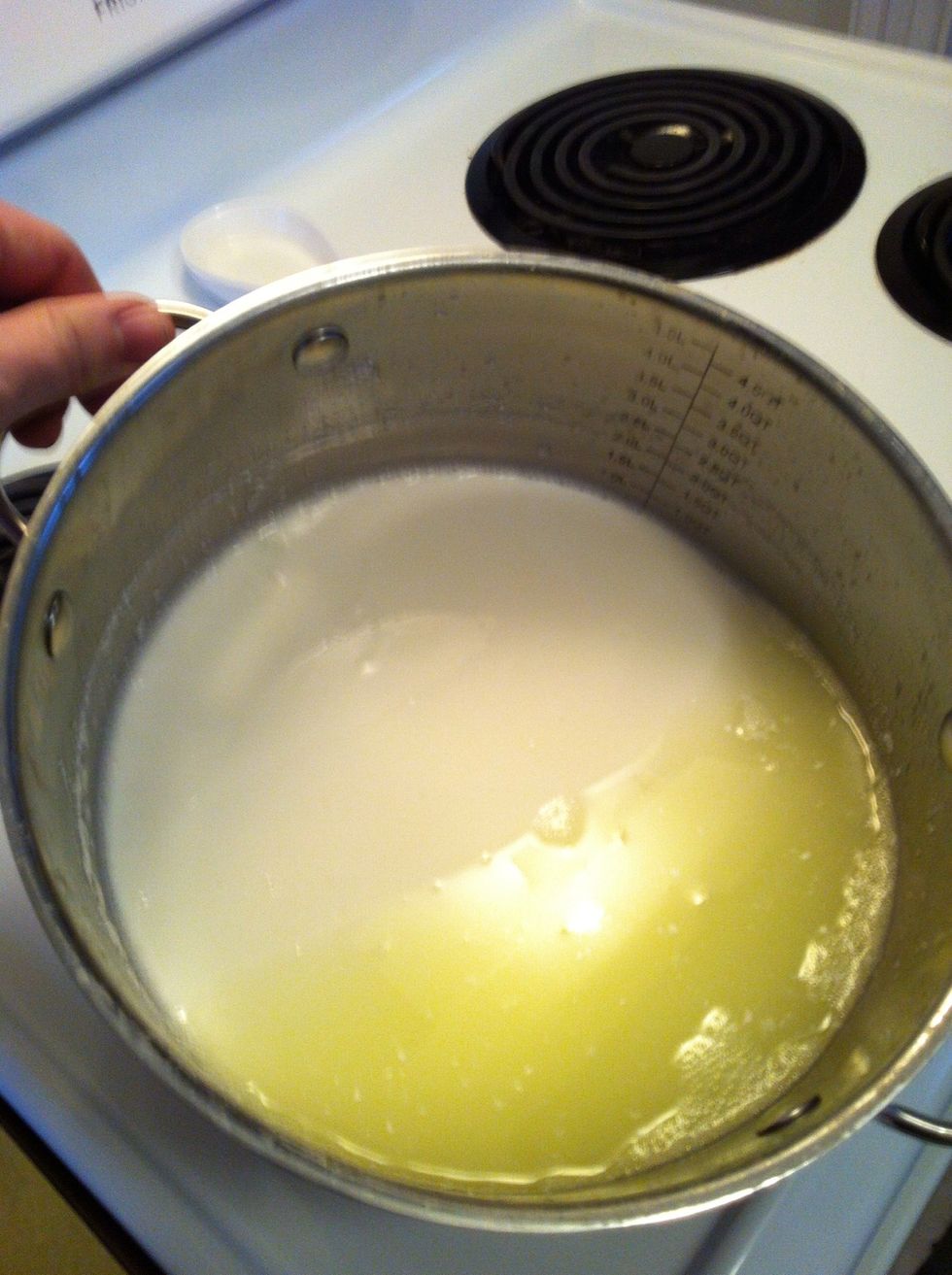 After  a while you'll have yogurt.