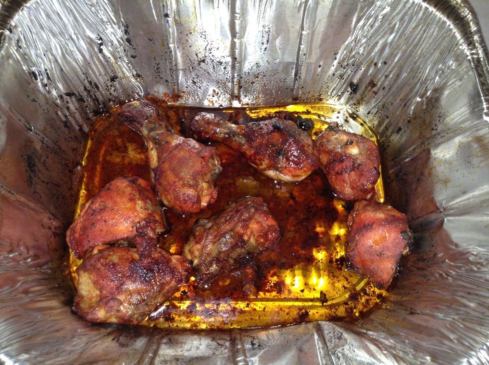 After about 10 minutes, take it out of the oven