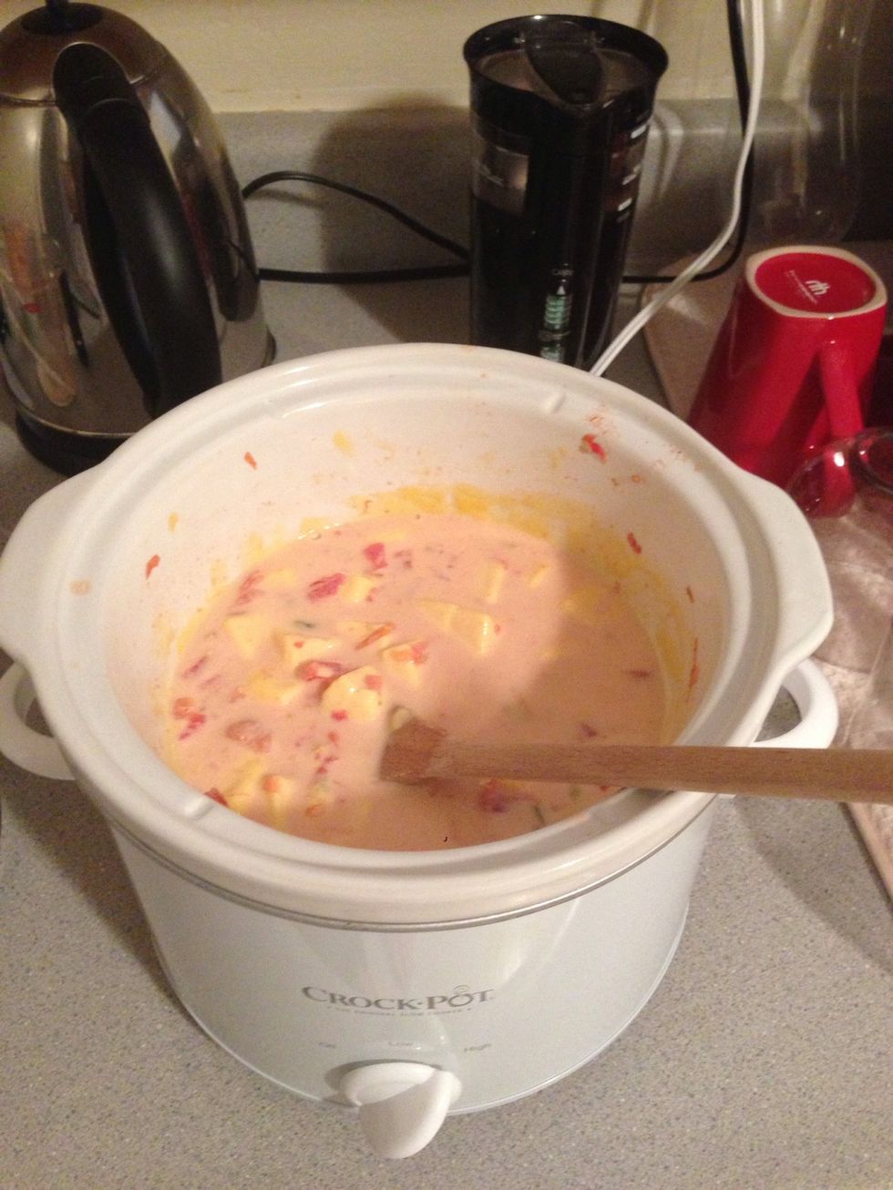 After about 10m, my queso looked like this.