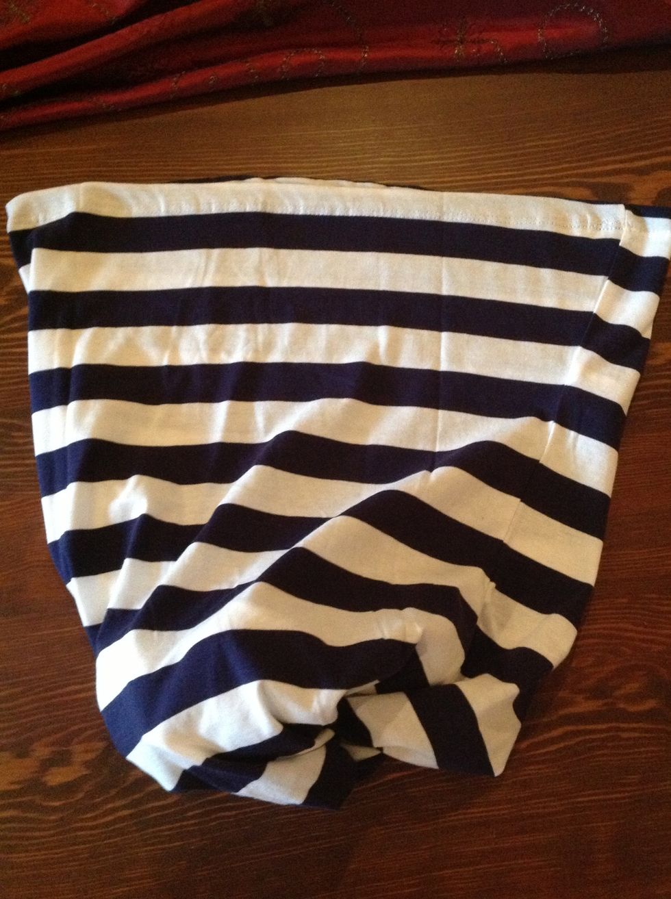 After all of these,turn it inside out again.When done,it should look like this.