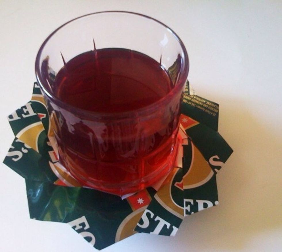 After all that you deserve a drink!