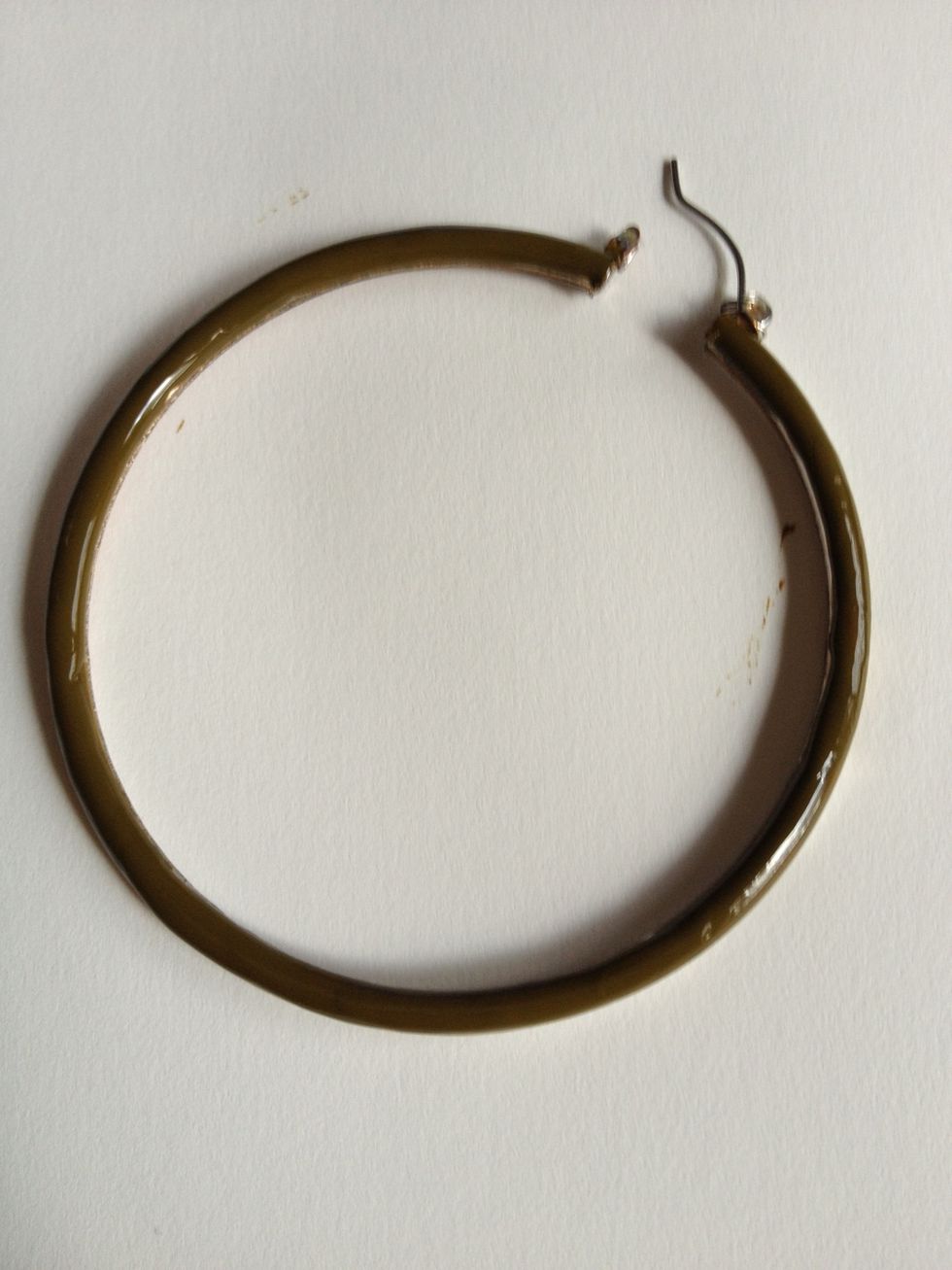 After applying first coat, apply a second and let dry for about 10 mins