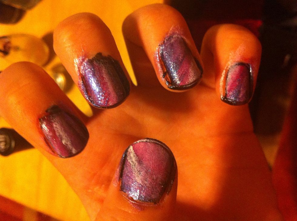 After applying "Going Grape."