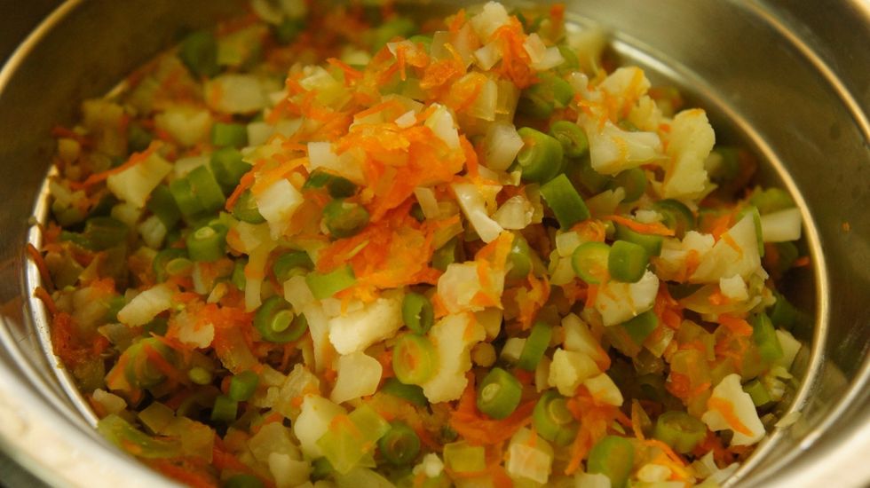 After boiling it looks like this... Cool it down for couple if minutes...