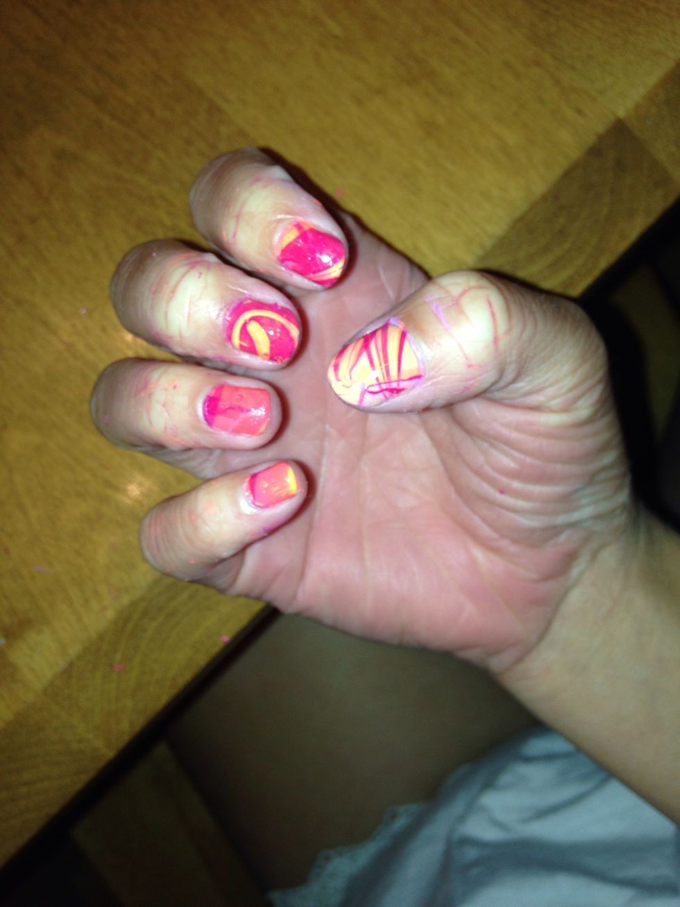 after cleanup // right hand