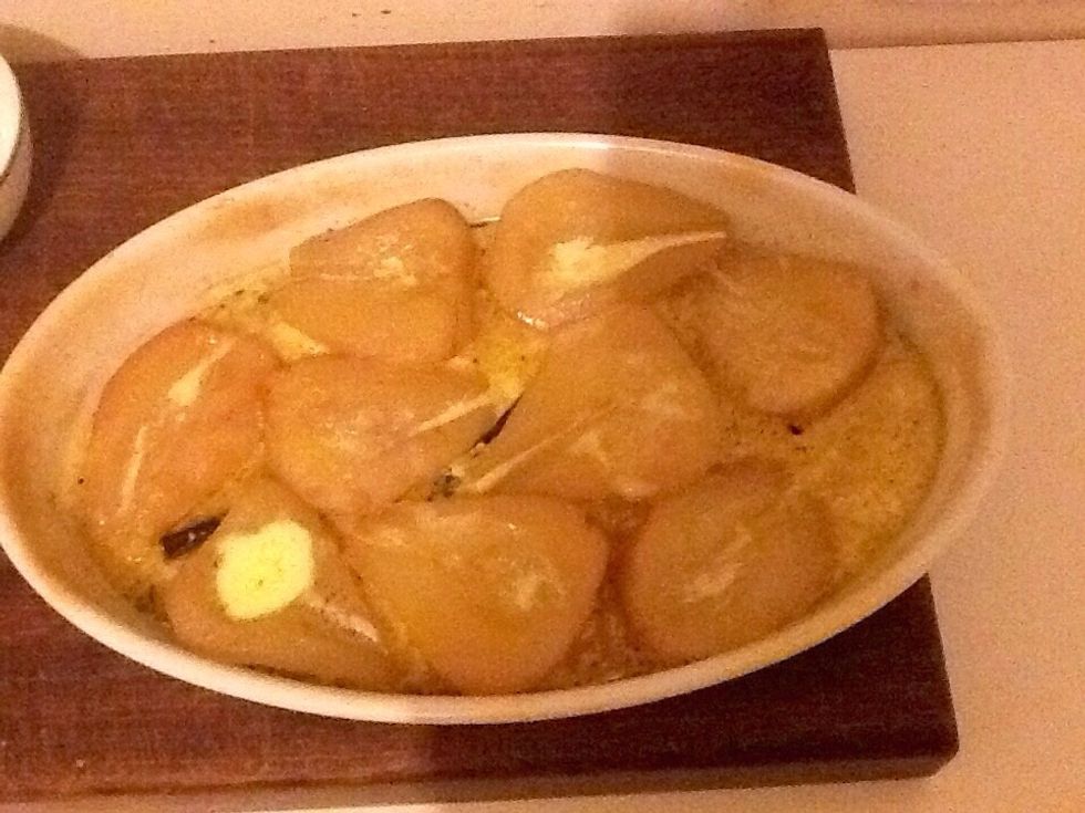 After coming out of the oven